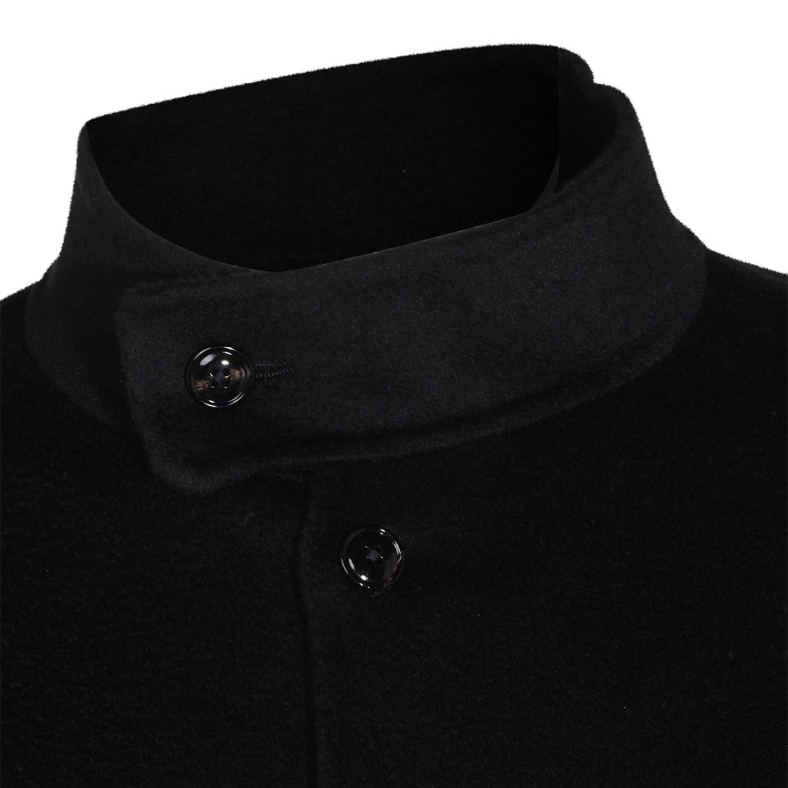 Giorgio Armani High Mandarin Collar Structured Casual Shirt