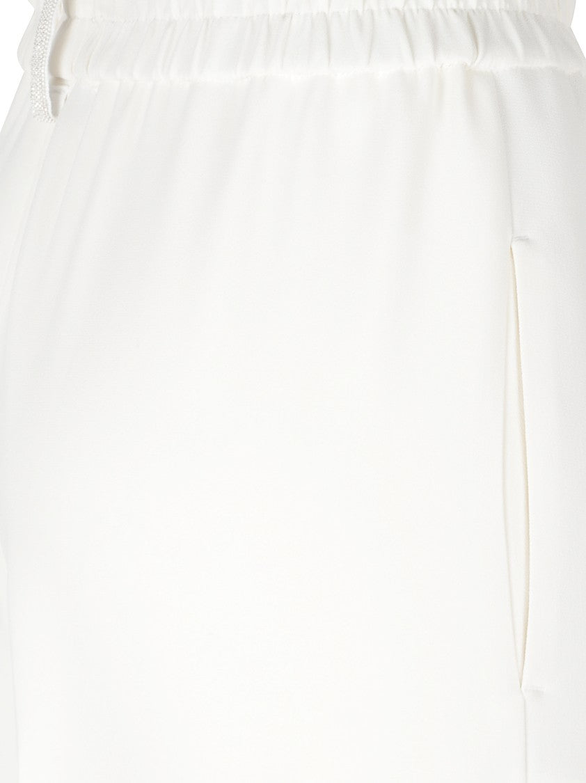 Fabiana Filippi Cady Diamond Wide-Leg Pants