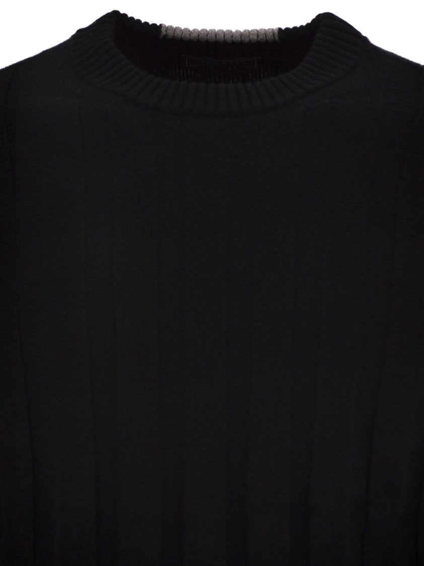Peserico Wool And Cashmere Ribbed Jumper