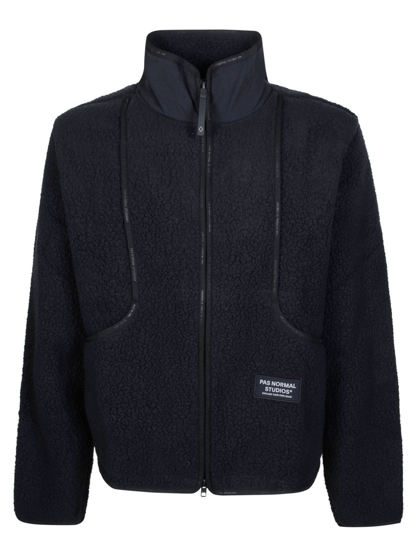 Pas Normal Studios Off-Race Pile High Collar Boxy Fleece Jacket