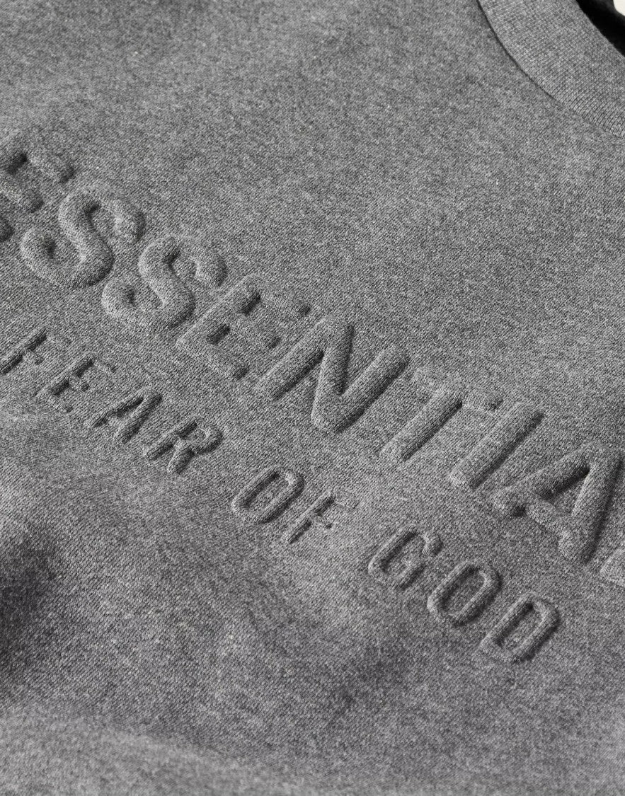 Fear Of God Essentials Embossed Logo Crewneck Sweatshirt