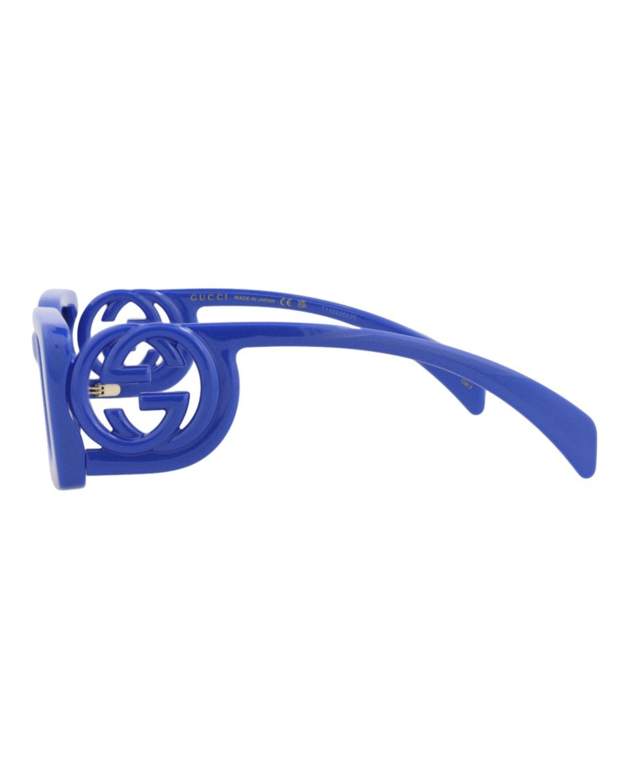 Gucci Square-Frame Injection Sunglasses