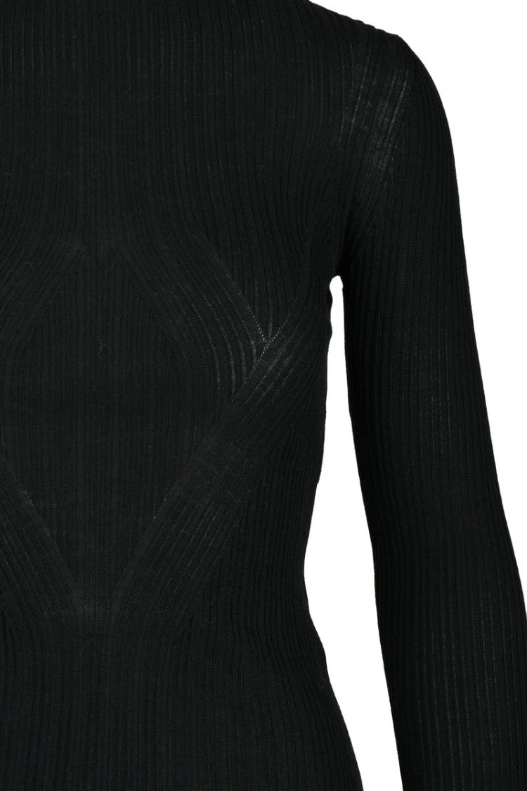 Sportmax Derris Virgin Wool Knit - Black