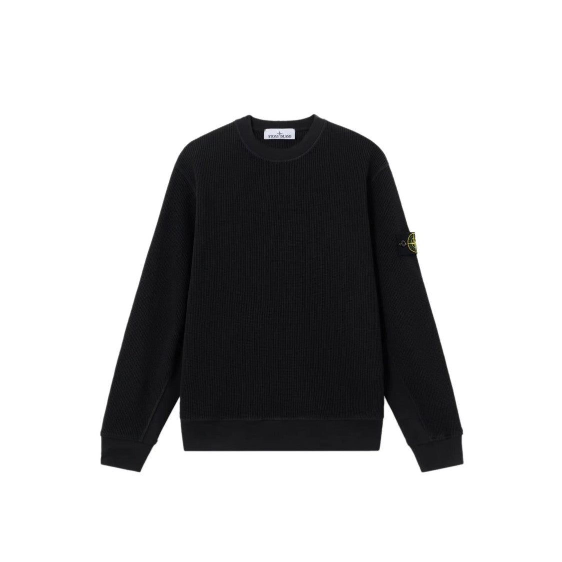 Stone Island Classic Crewneck Sweatshirt With Ribbed Detailing
