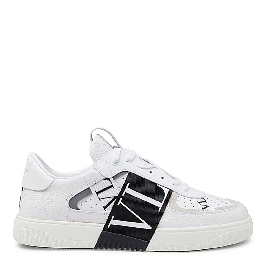 Valentino Garavani White Vl7n Leather Sneakers