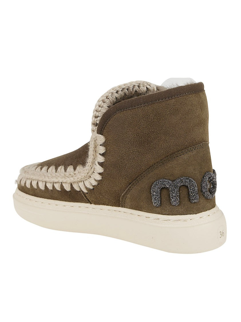 Mou Eskimo Sneakers With Plush Sheepskin Lining
