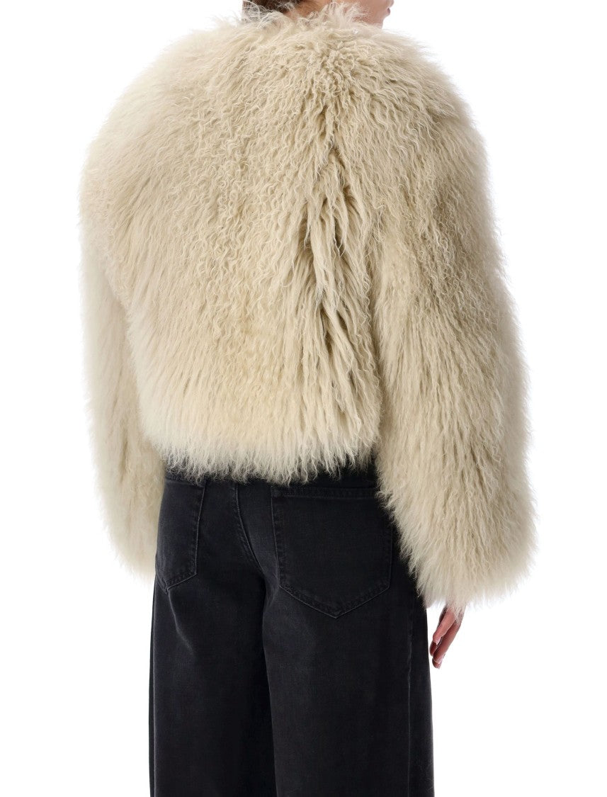 Sword Mongolian Shearling Bomber Jacket