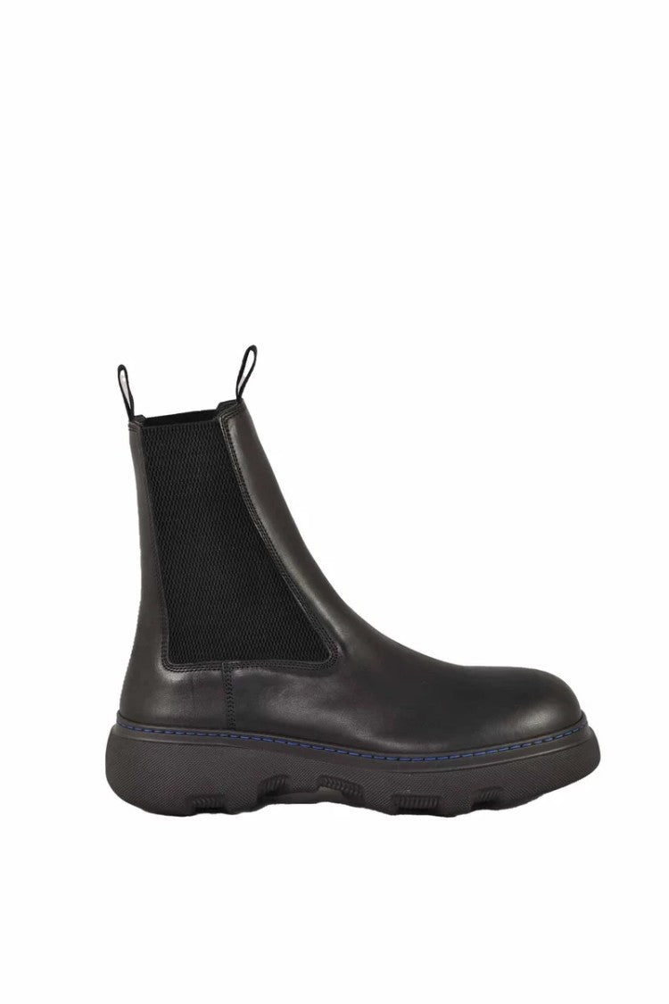 Burberry Creeper Chelsea Boots - Black
