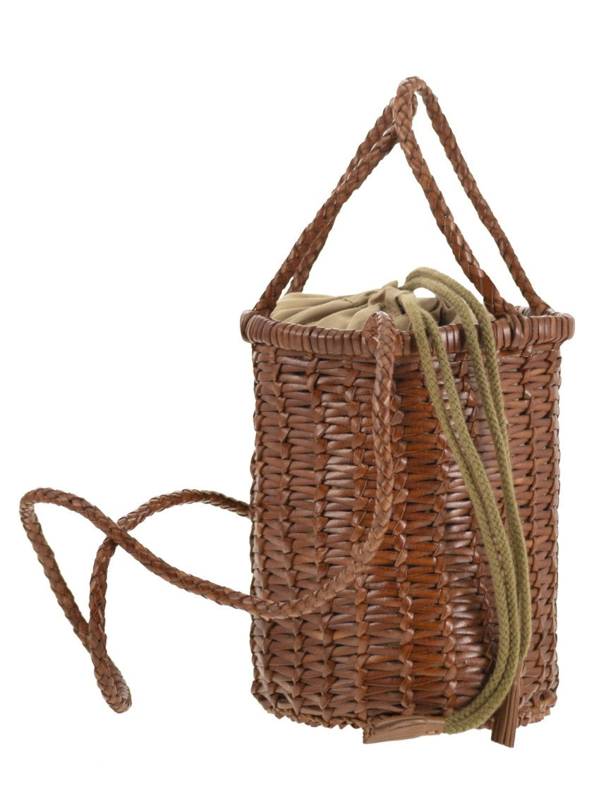 Dragon Lina Mini - Woven Leather Bag