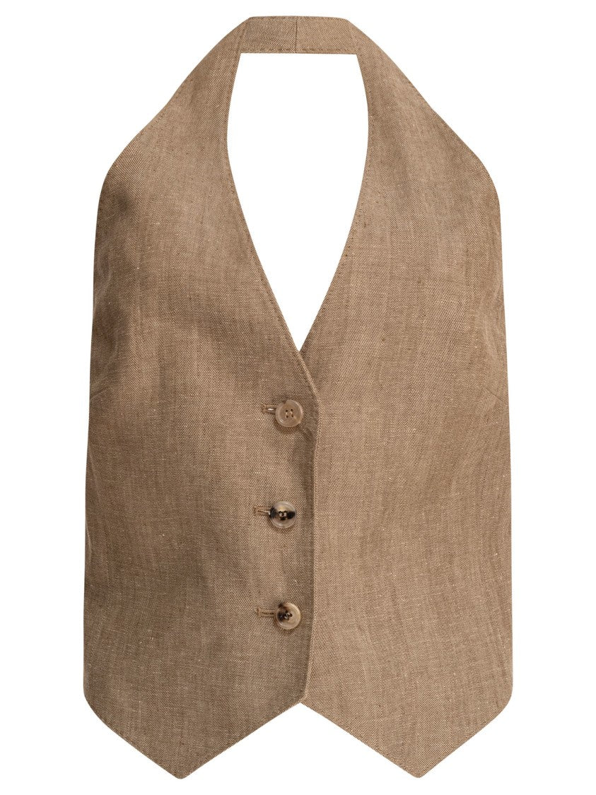 Max Mara Linen Botavia Vest