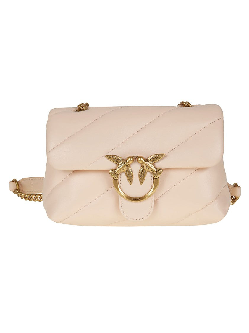 Pinko Love Mini Puff Sheepskin Shoulder Bag
