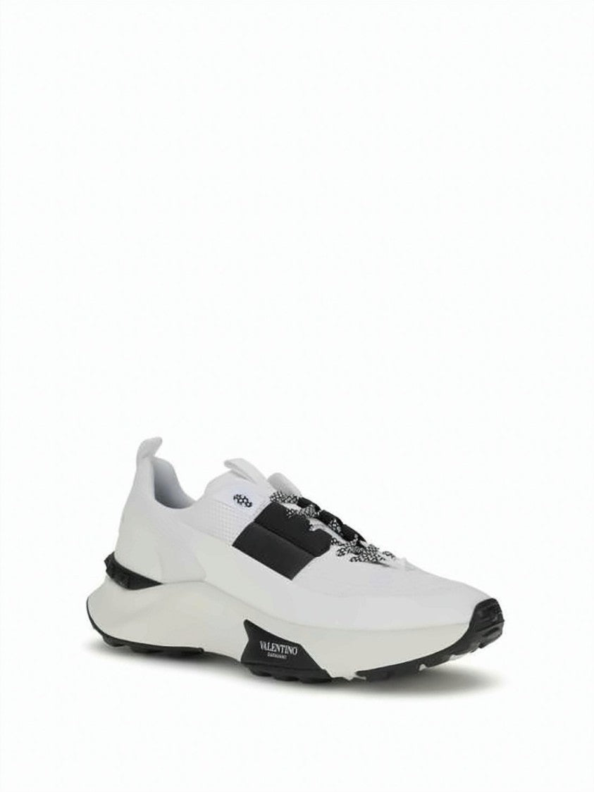 Valentino Garavani White Calf Leather Sneakers