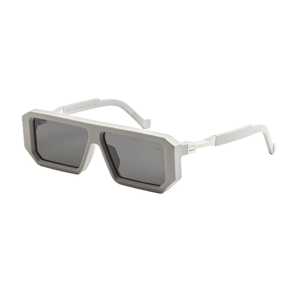 Vava Bl0032 Black Label Architectural Black Rectangular Sunglasses