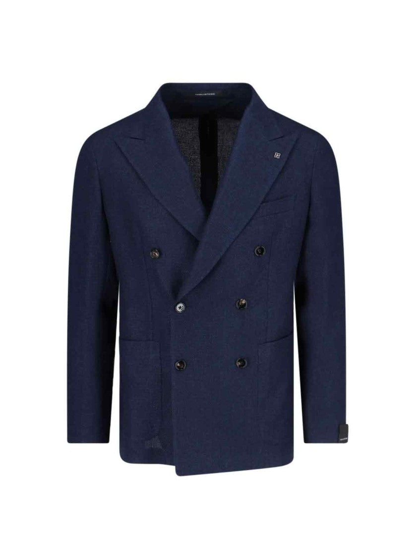 Tagliatore Double-Breasted Blazer – Navy Blue