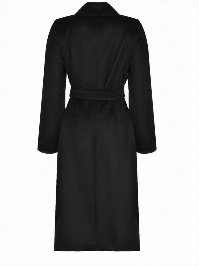 Max Mara Knee-Length Camel Wool Coat