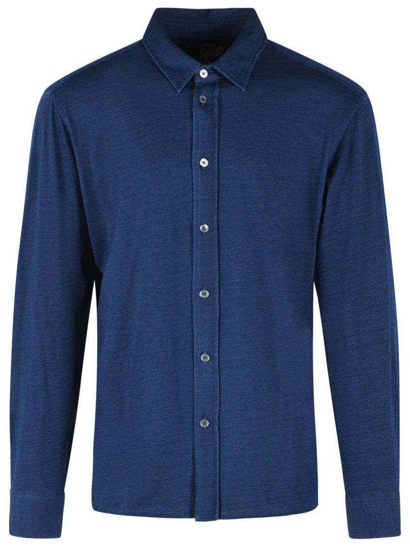 Tom Ford Blue Cotton Shirt