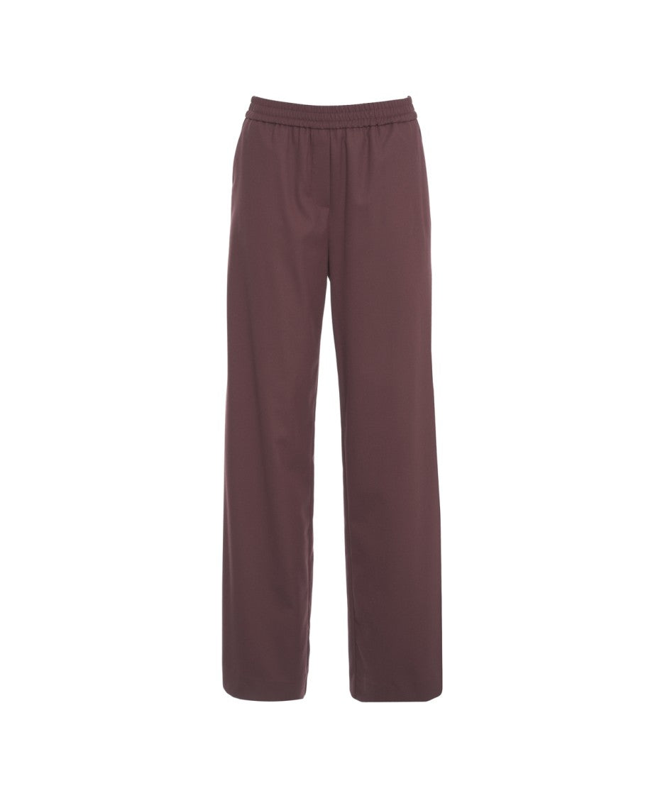 Kaos Relaxed Straight-Leg Trousers With Elasticated Waistband
