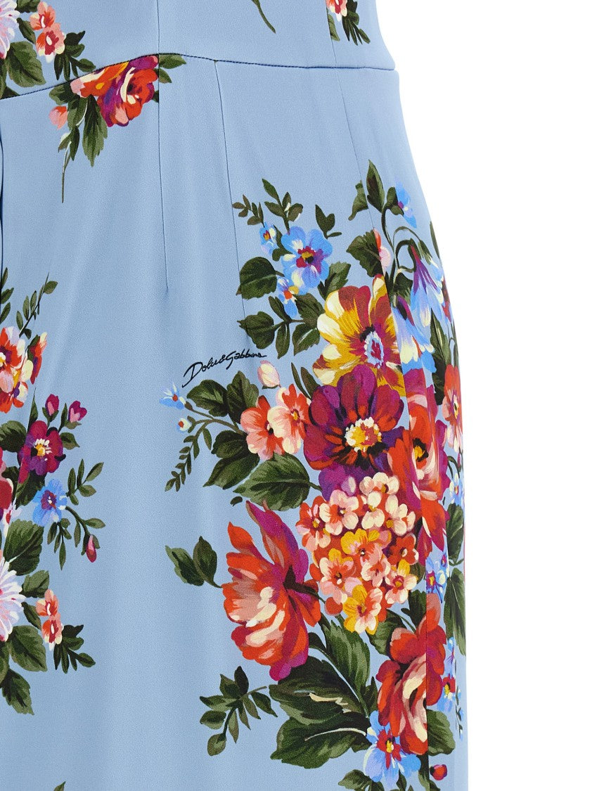 Dolce & Gabbana 'Mazzo Di Fiori' Print Dress