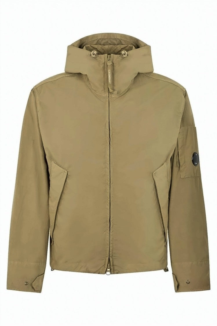 C.P. Company Hooded Casual Jacket With Zipper Closure