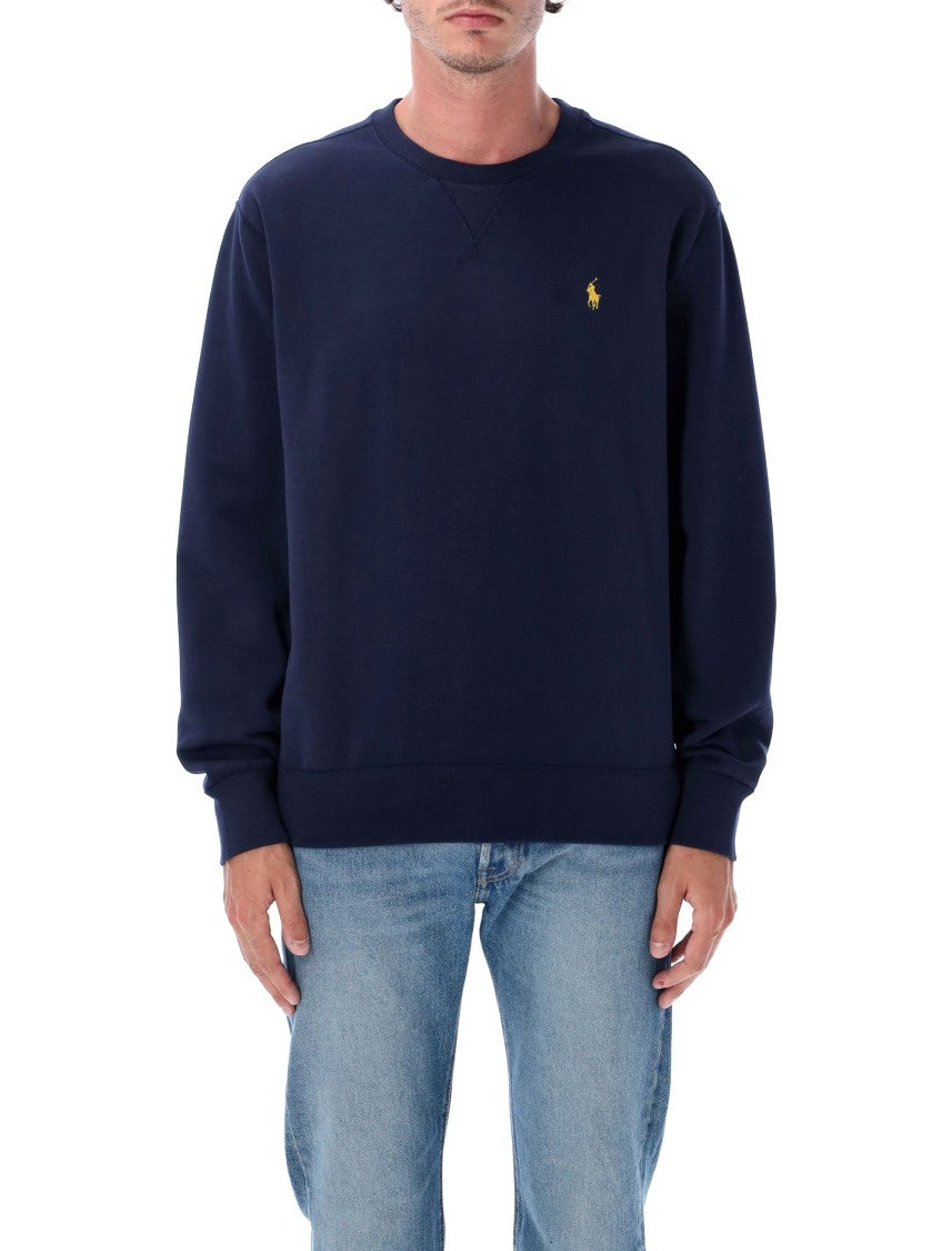 Polo Ralph Lauren Crew Neck Sweatshirt With Embroidered Pony Emblem