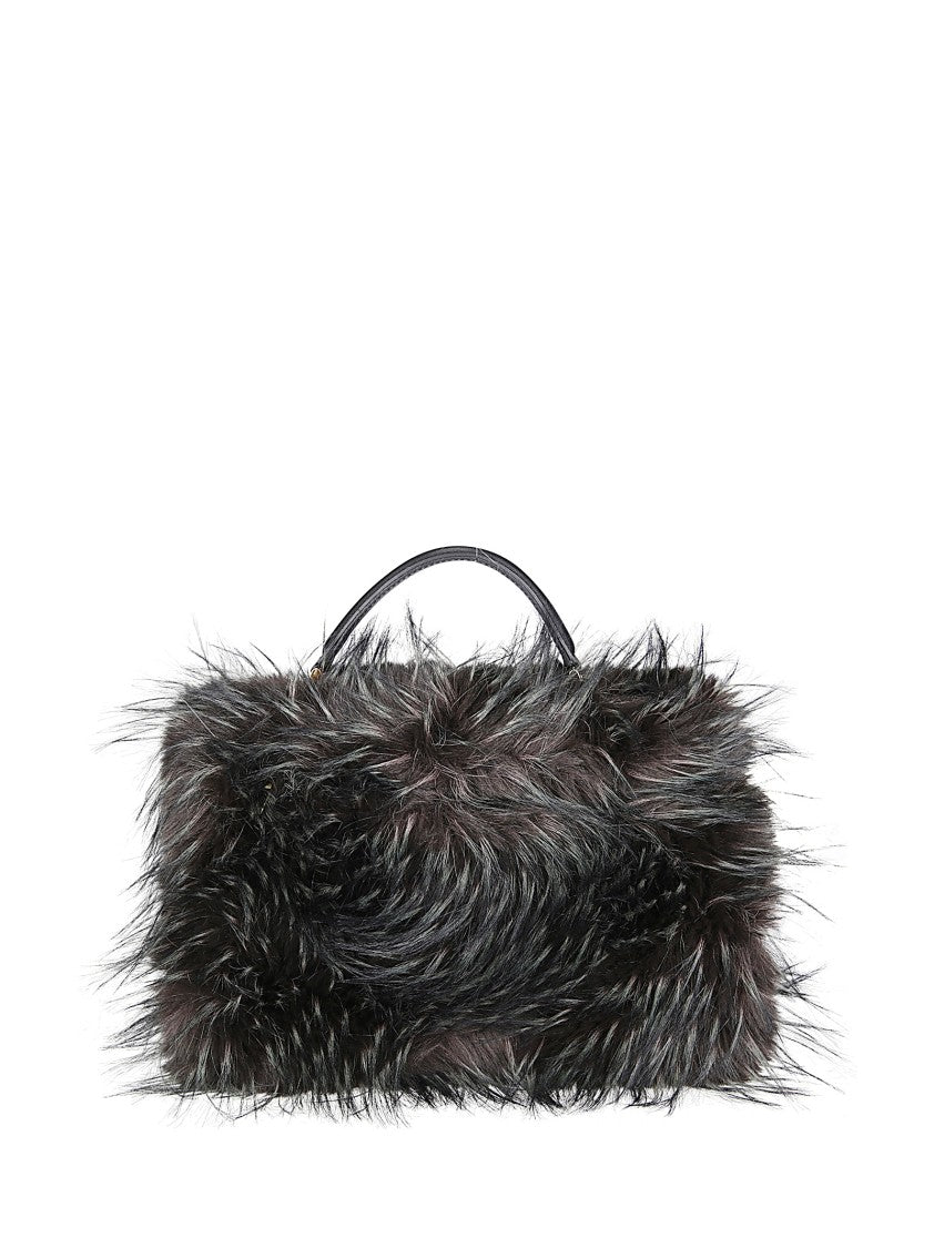 Sacai Faux Fur Muff Handbag