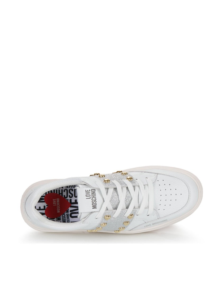 Moschino Bold 40 Studded Sneakers