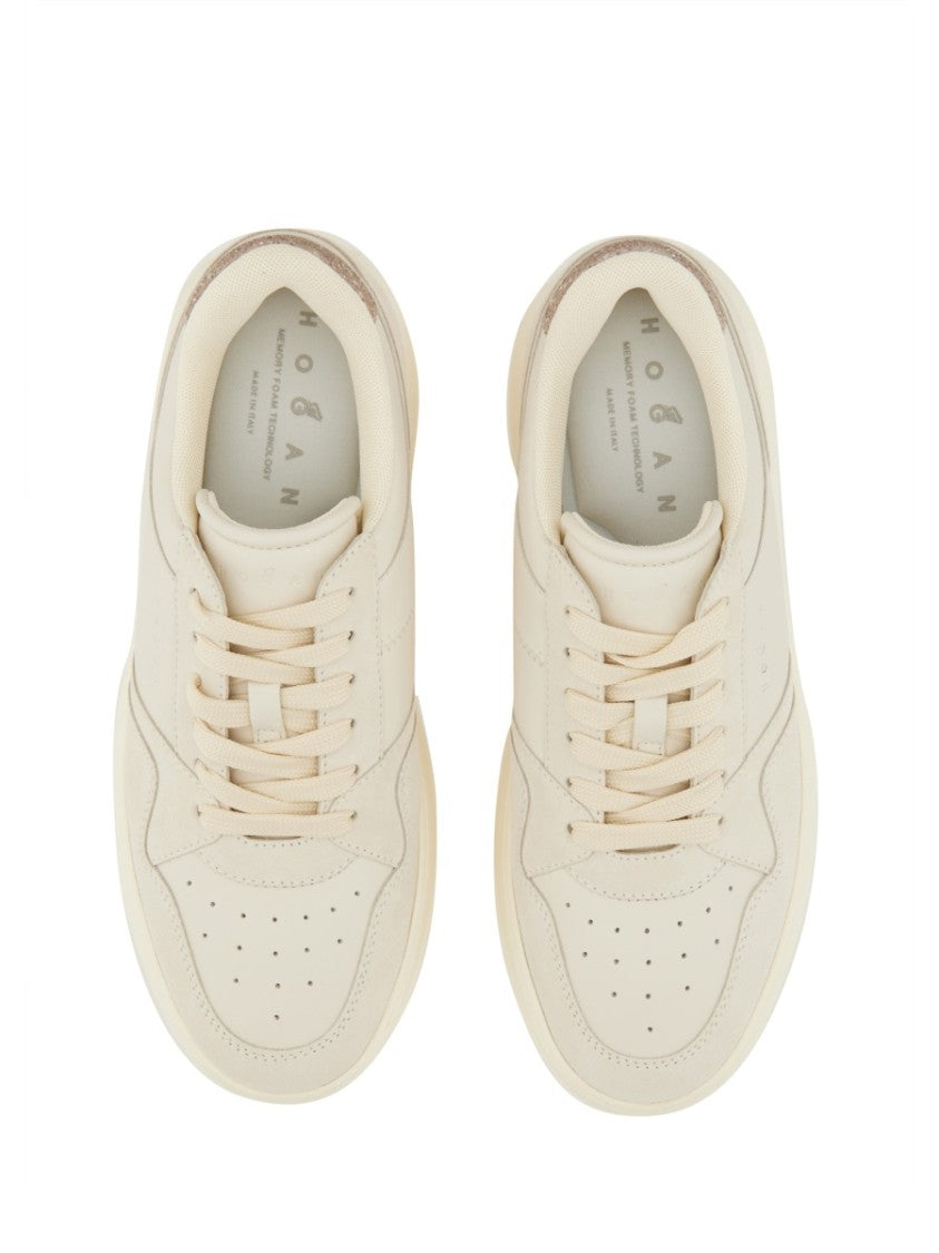 Hogan Elevated Leather Sneakers