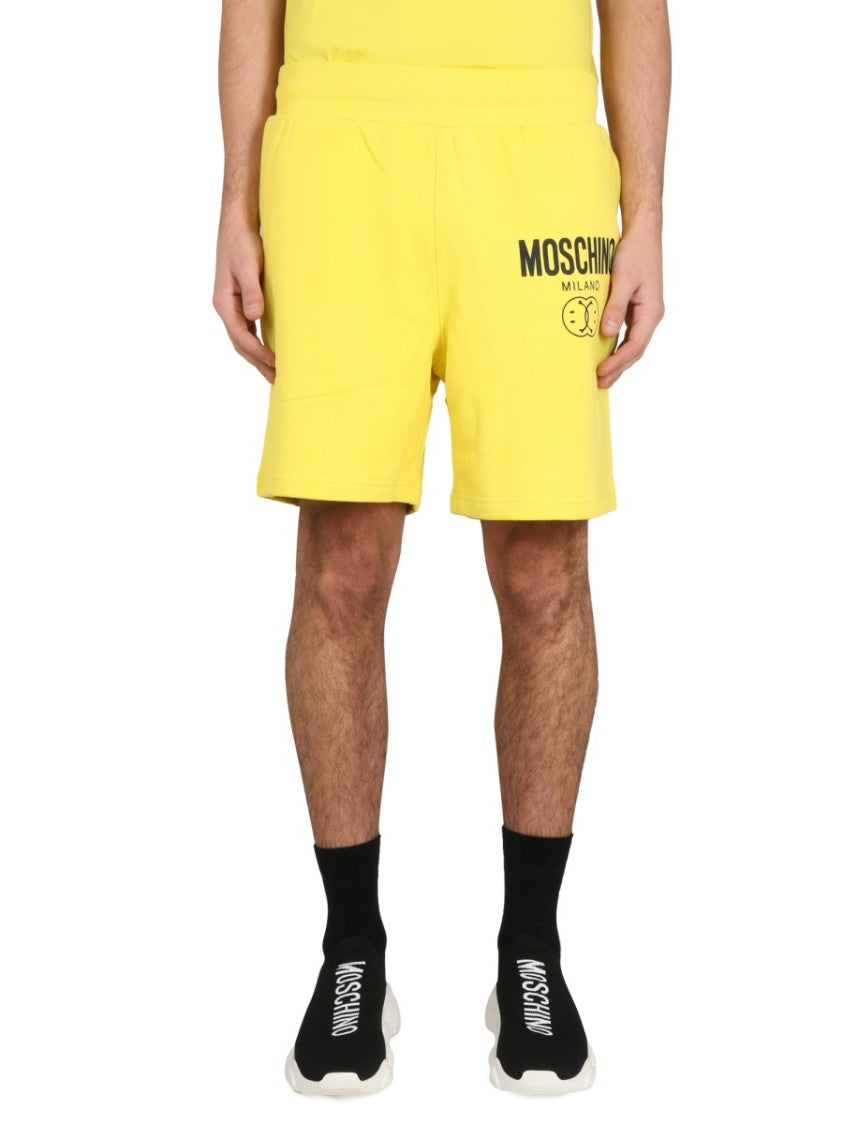 Moschino Yellow Bermuda Shorts