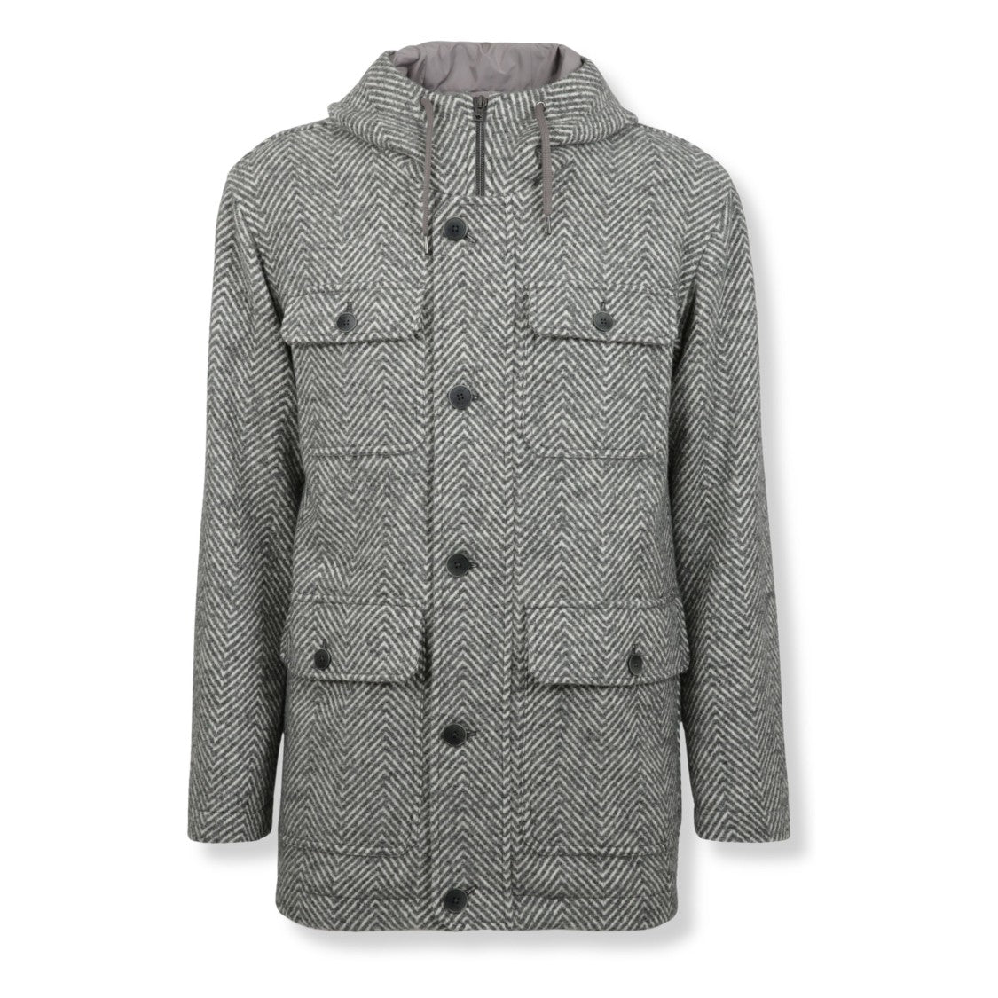 Herno Multi-Pocket Herno Parka With Structured Silhouette