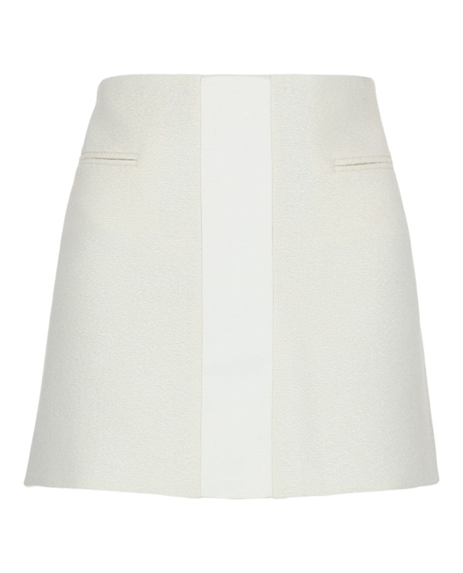 Ferragamo Contrasting-Panel Mini Skirt