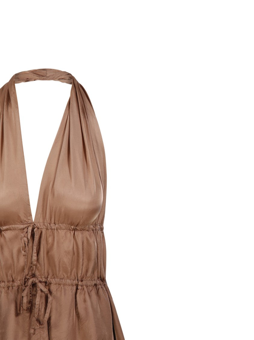 Dries Van Noten Ceana Halterneck Gathered Top
