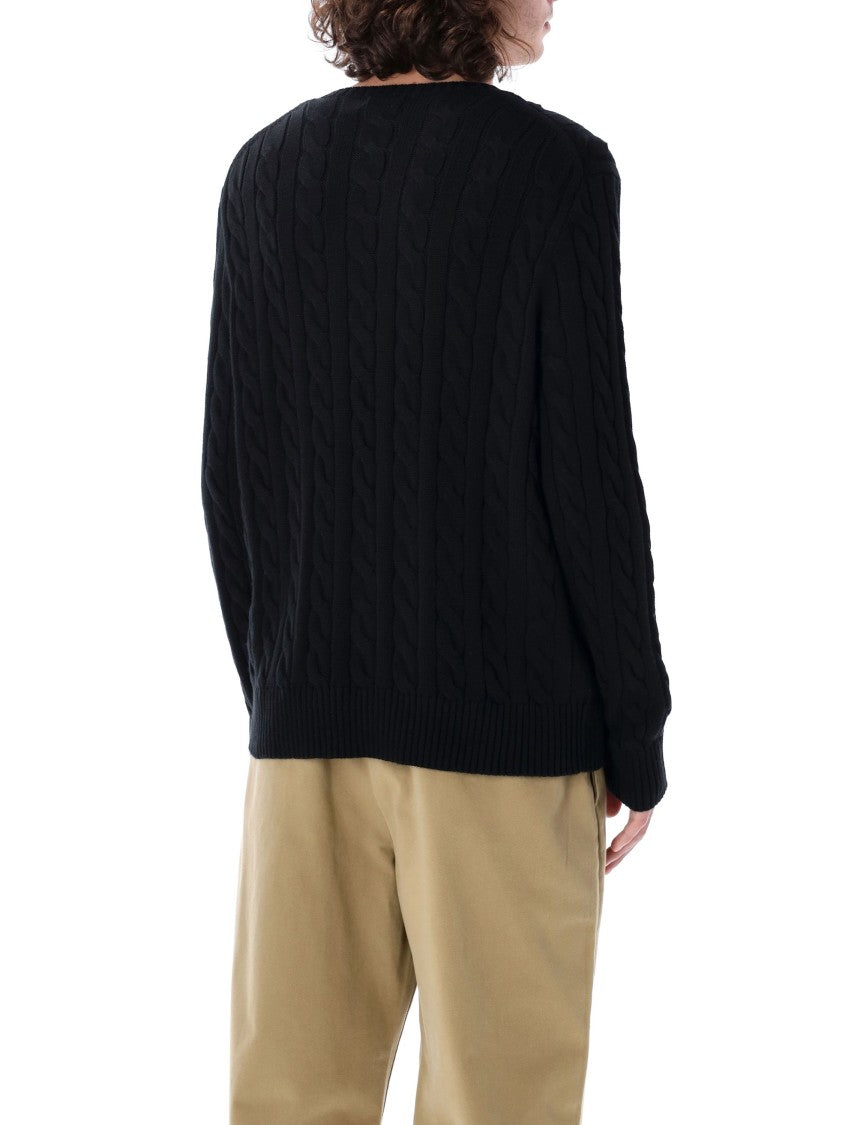 Polo Ralph Lauren Cable Knit Cotton Crewneck Sweater