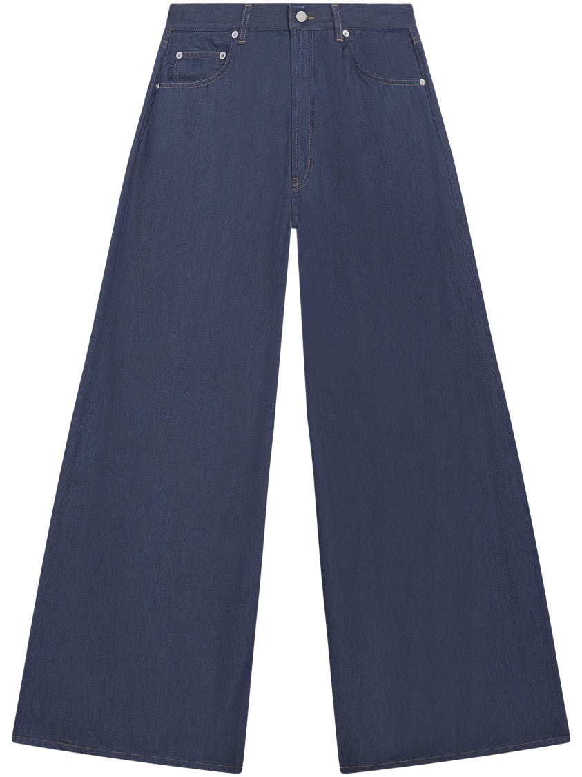 Dondup Wide-Leg Trousers With High Waist