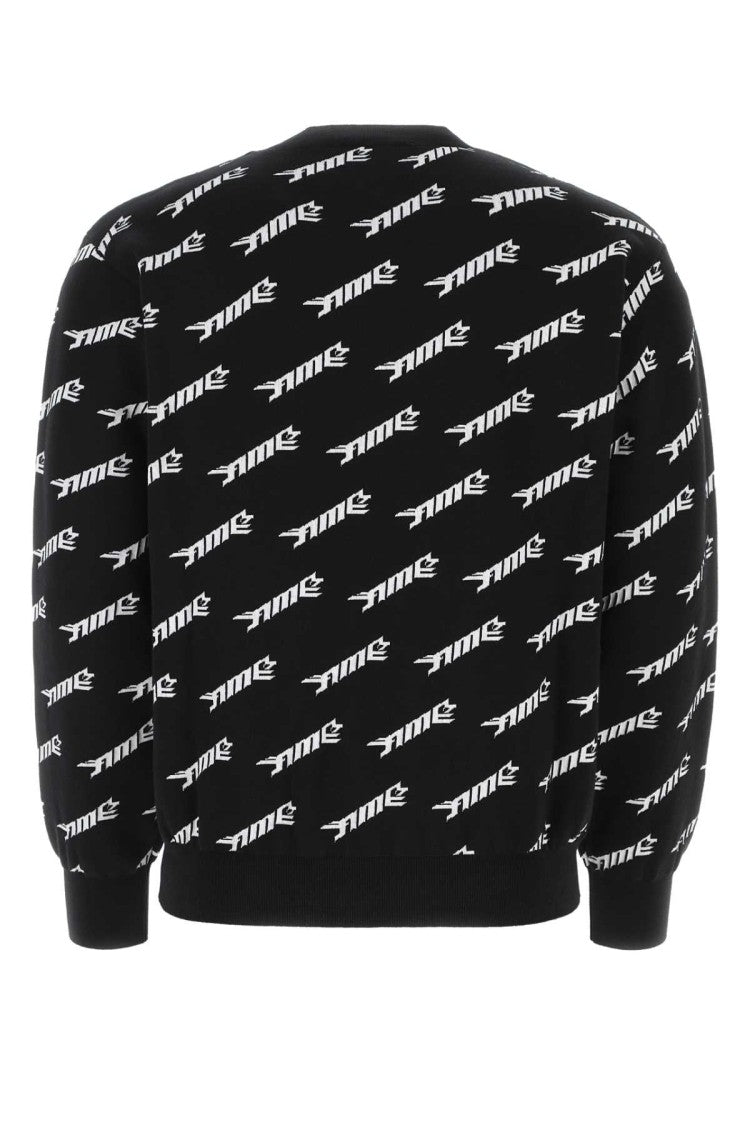 Ambush Embroidered Stretch Wool Blend Sweater