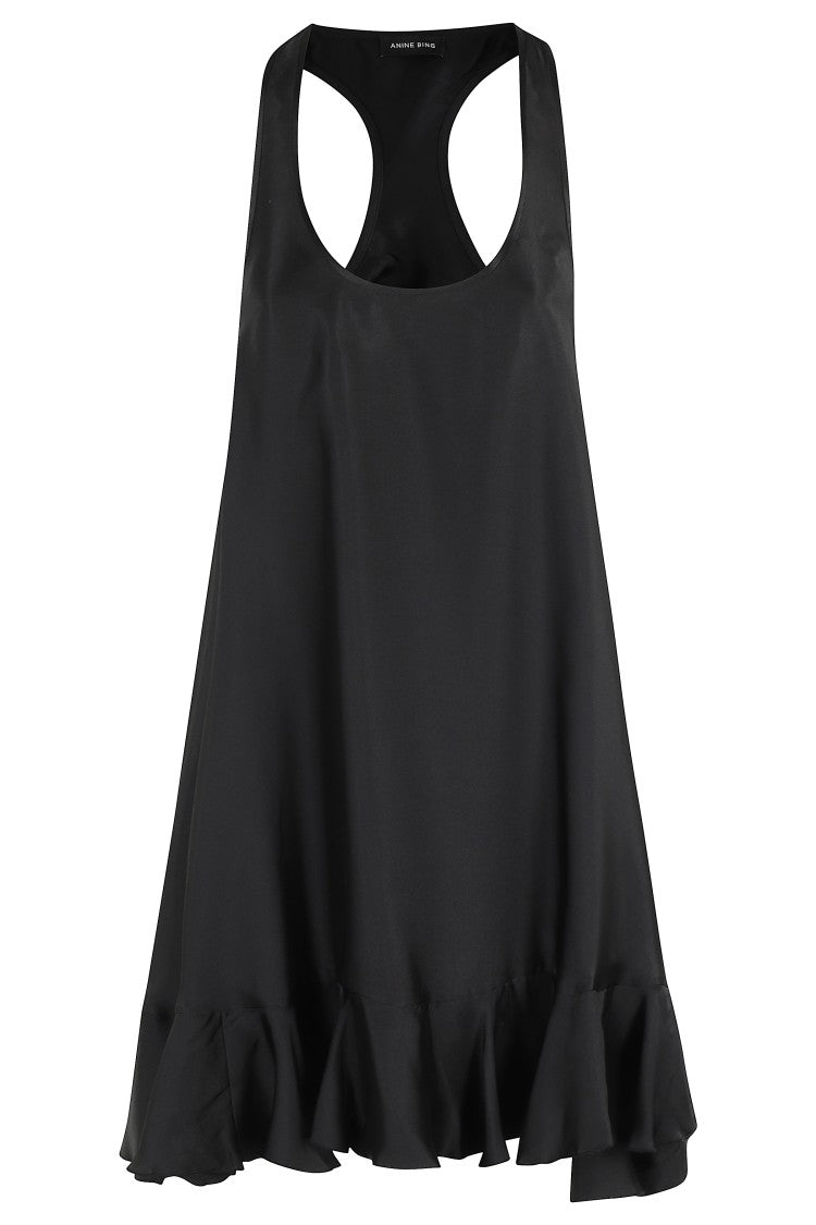 Anine Bing Black Lilith Trapeze Dress
