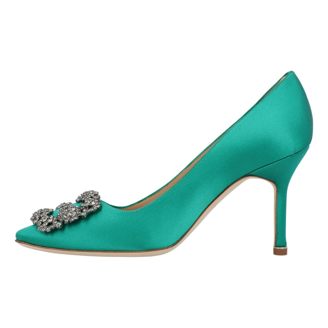 Manolo Blahnik Hangisi 090 Pumps Green