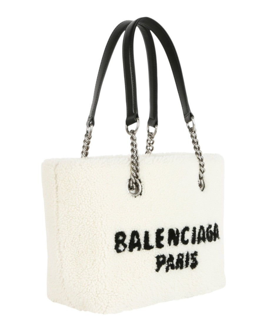 Balenciaga Shearling Duty Free Tote