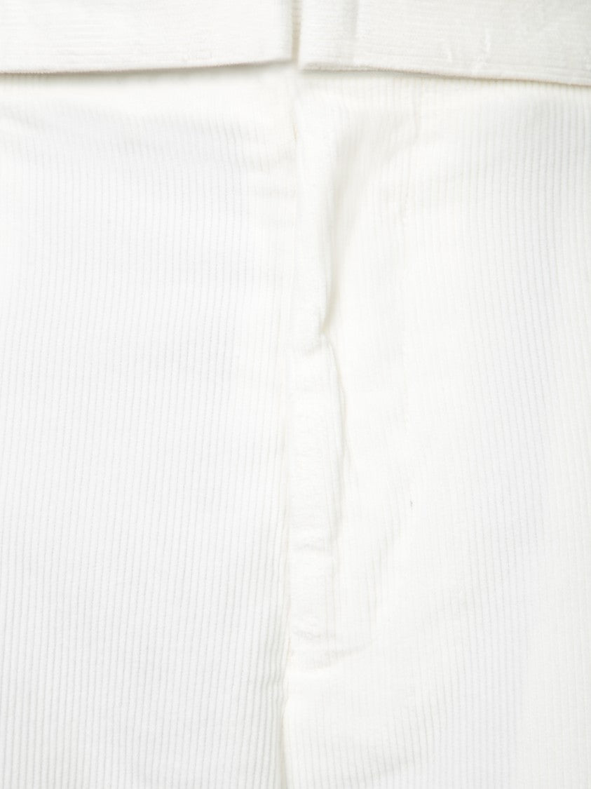 Officine Generale Beige Trousers With Tailored Fit