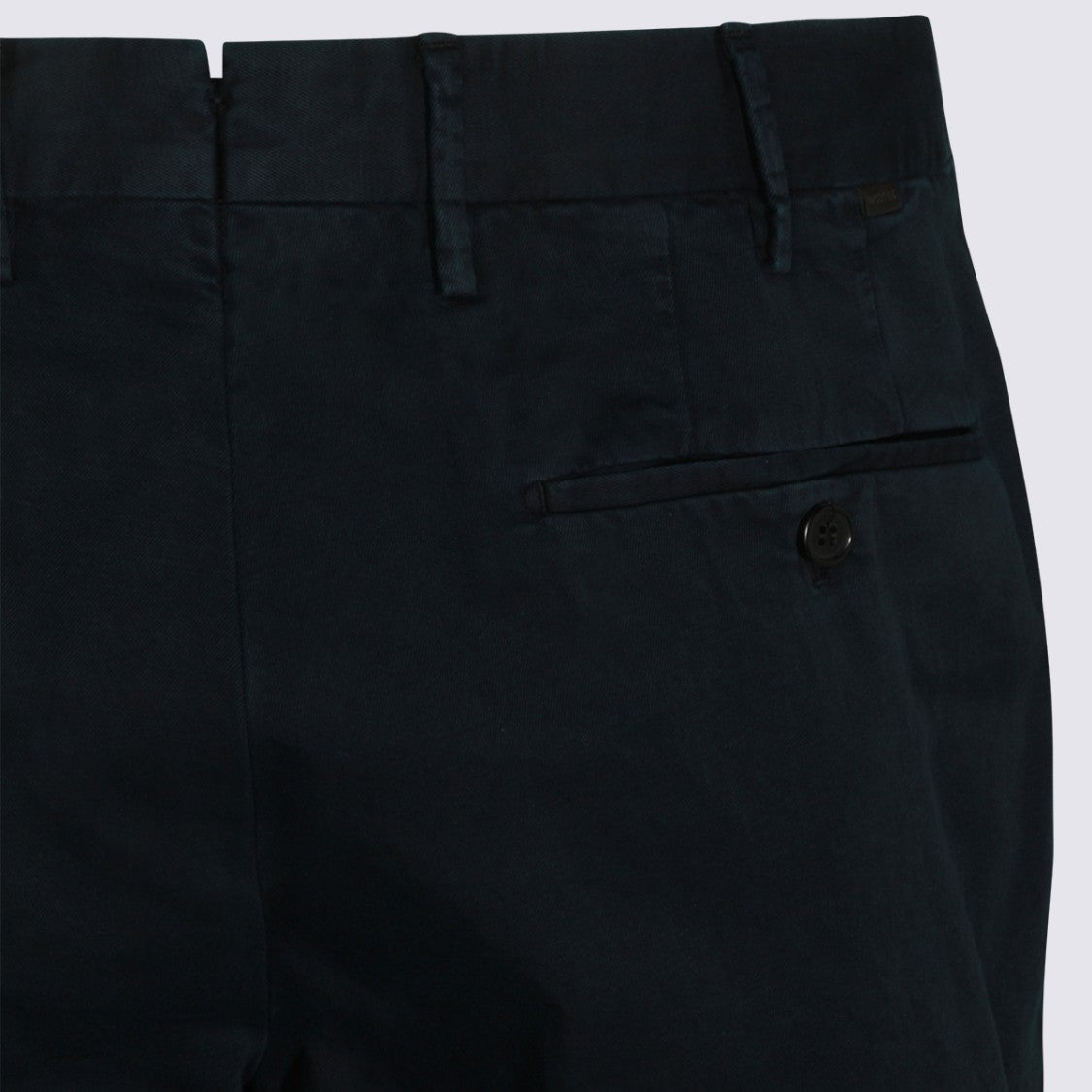 Incotex Tailored Black Trousers With Streamlined Silhouette
