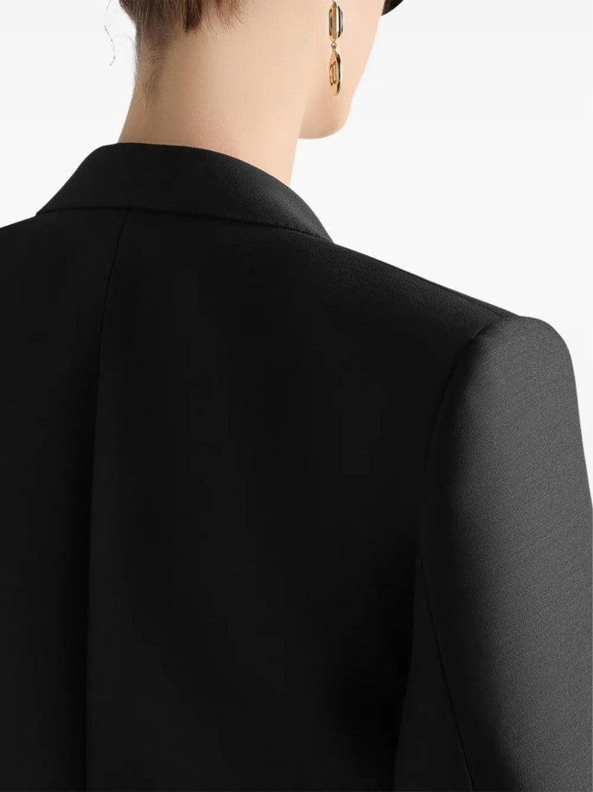 Dolce & Gabbana Double-Breasted Tailored Black Wool Blazer