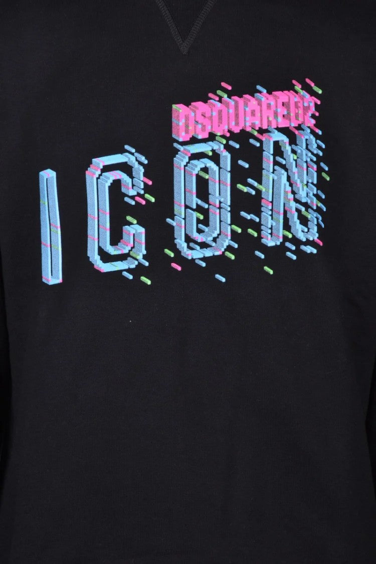 Dsquared2 Classic Hooded Sweatshirt With Bold Graphic