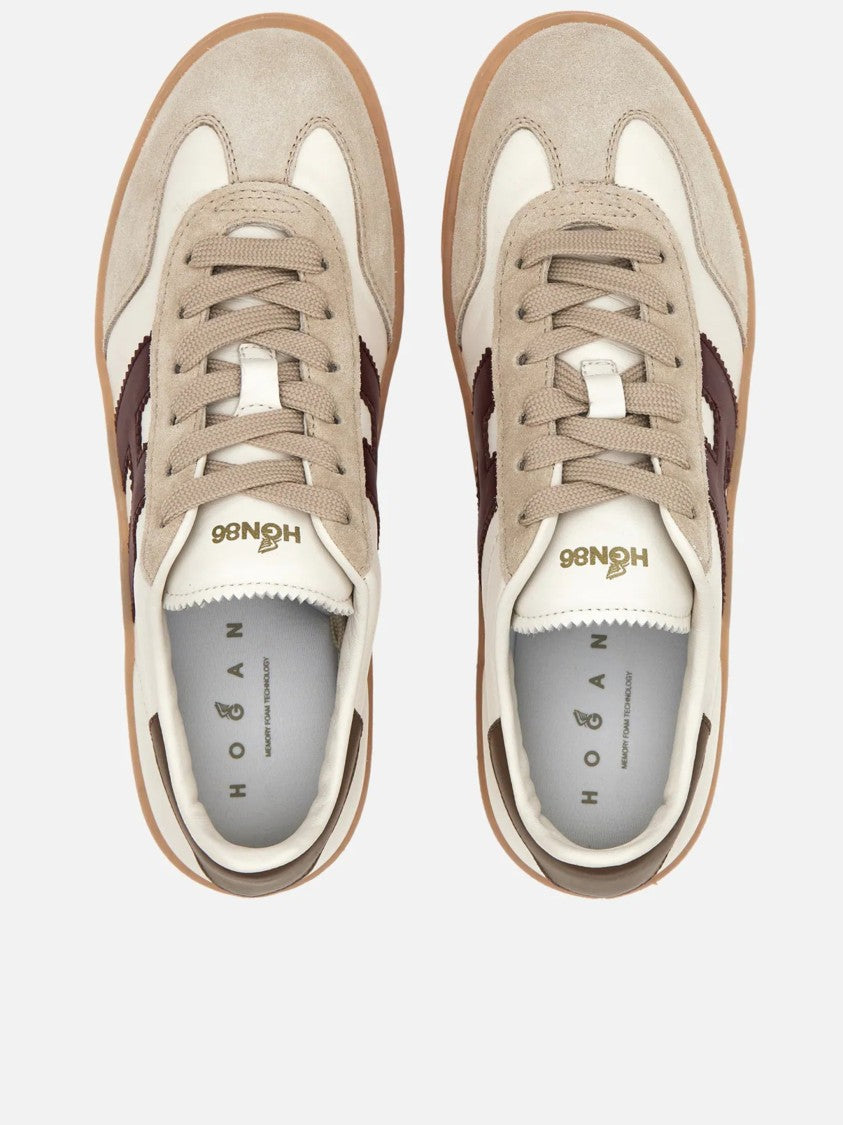 Hogan Low-Top Sneakers With Suede And Leather Detailing