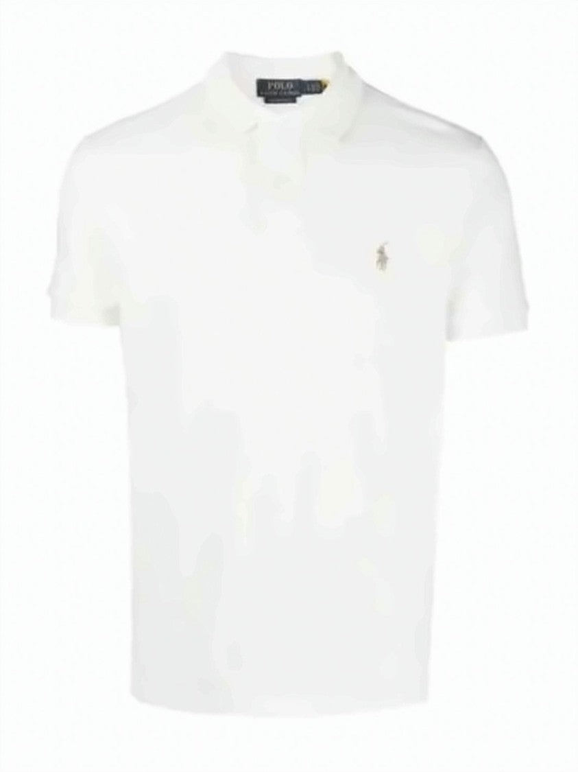 Polo Ralph Lauren Timeless White Cotton Polo Shirt With Classic Collar