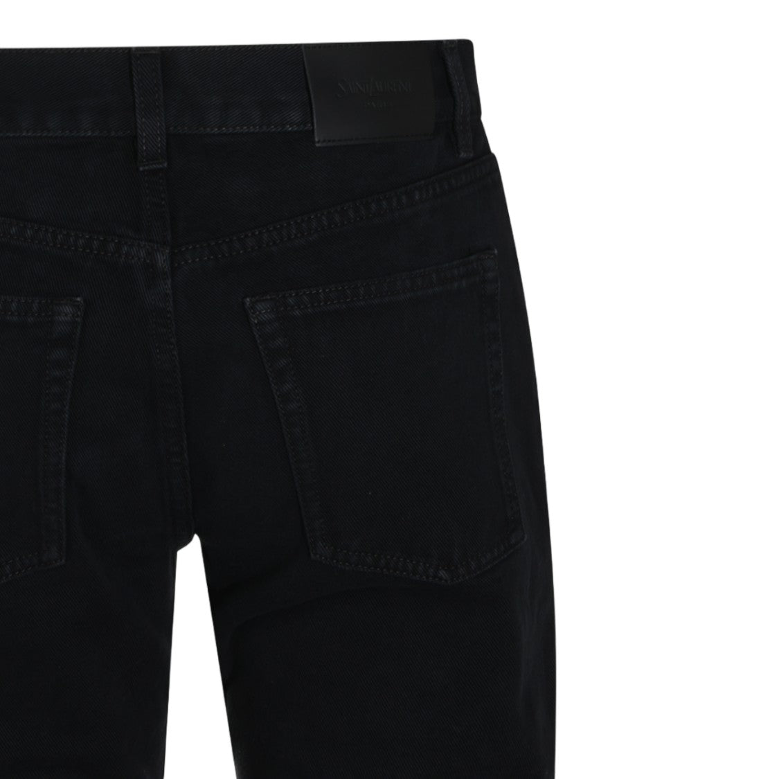 Saint Laurent High-Waist Straight-Leg Jeans
