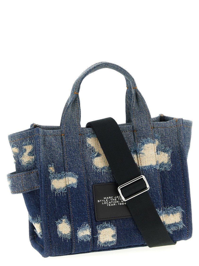 Marc Jacobs Rip And Repair Denim Small Tote Bag