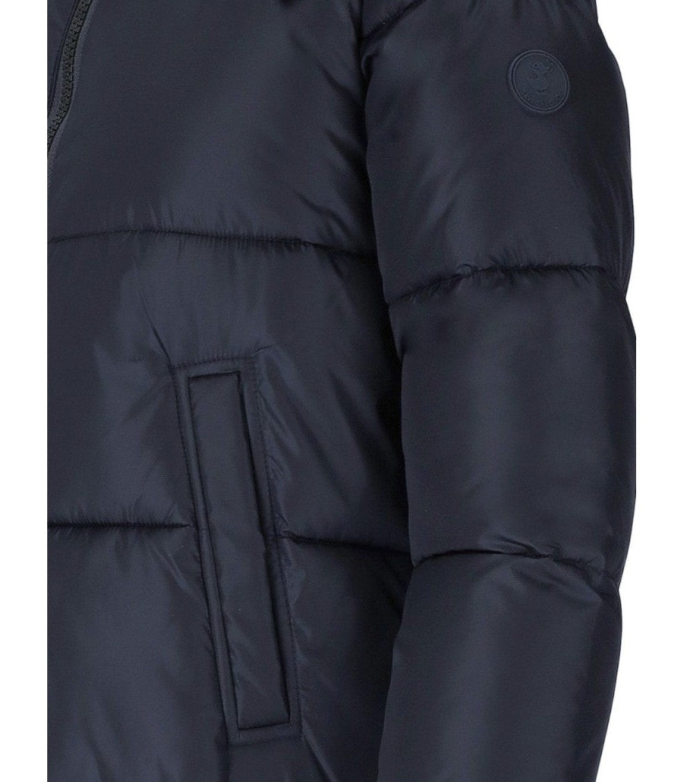 Save The Duck Colette Blue Hodded Padded Jacket