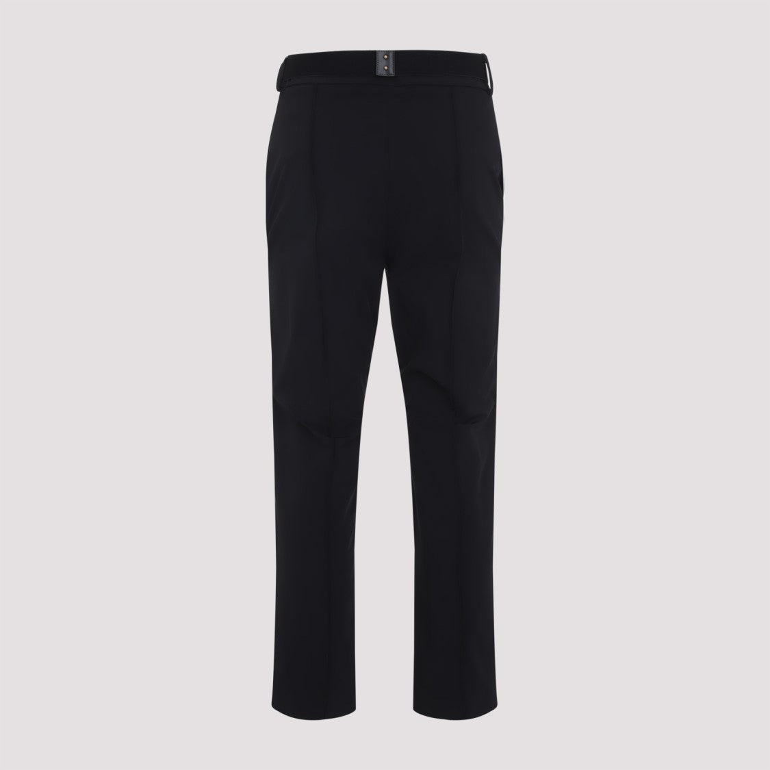 Elisabetta Franchi Straight-Leg Trousers With High Waist And Gold-Tone Buckle