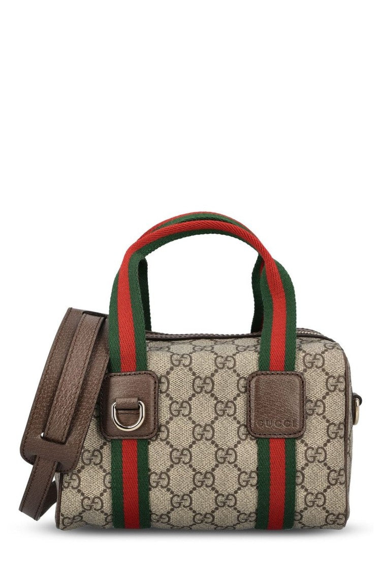 Gucci Rectangular Monogram Canvas Tote Bag