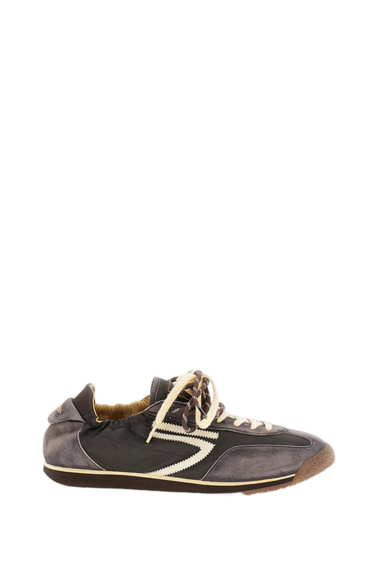 Puraai Brown 6.02 Panther Nylon Sneakers