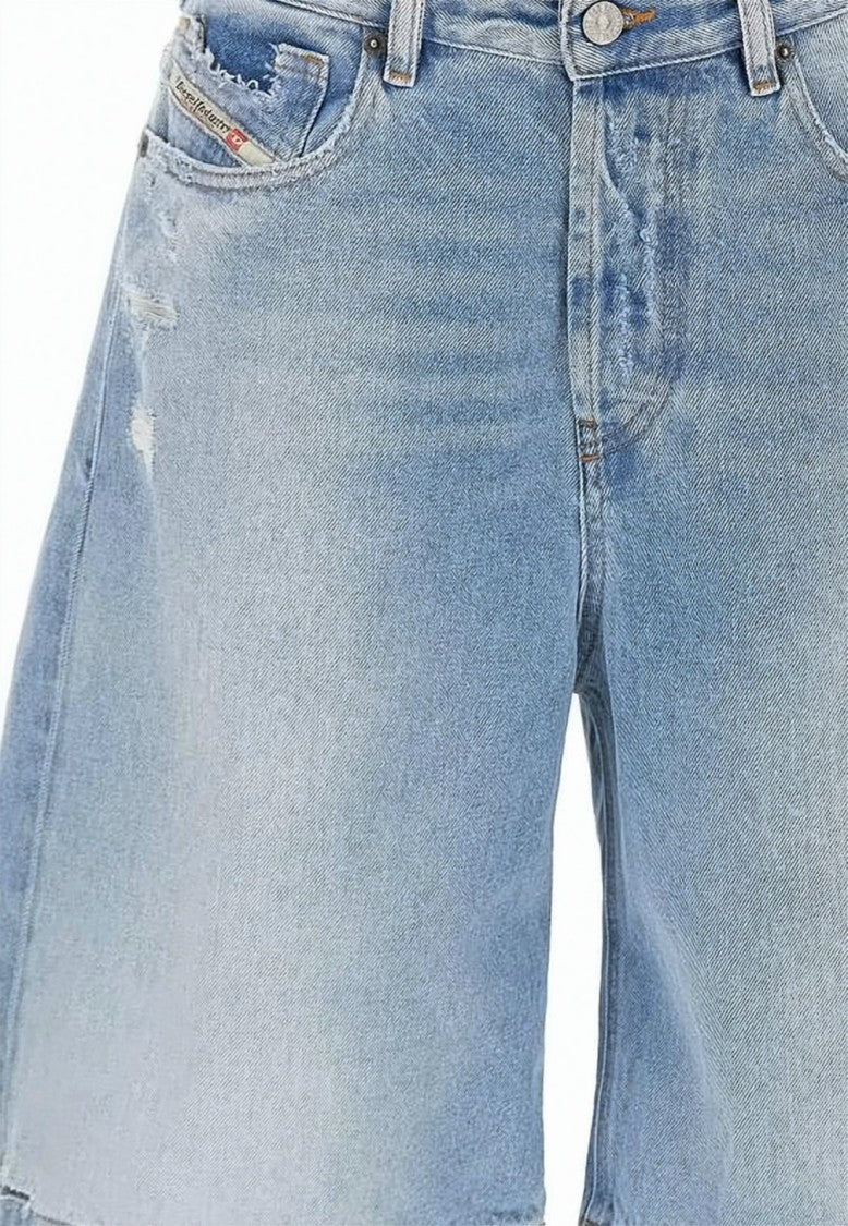 Diesel Relaxed-Fit Denim Shorts With Classic Five-Pocket Design